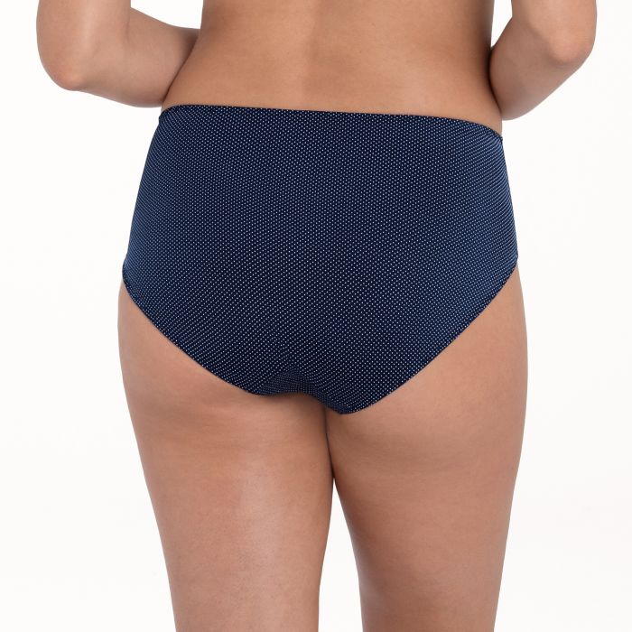 Orely Slip A Vita Midi Blu Mare 1382
