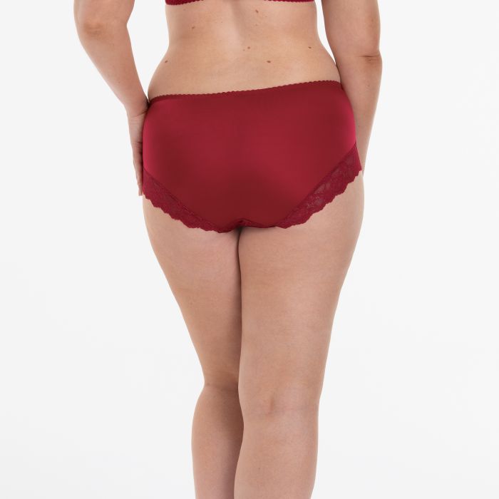 Bobette Slip A Vita Alta Contenitivo Pizzo Cherry 1389