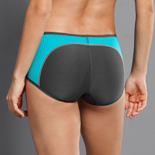 Slip Panty Peacock/Antracite