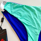 Slip Costume Double Face Blu/Menta