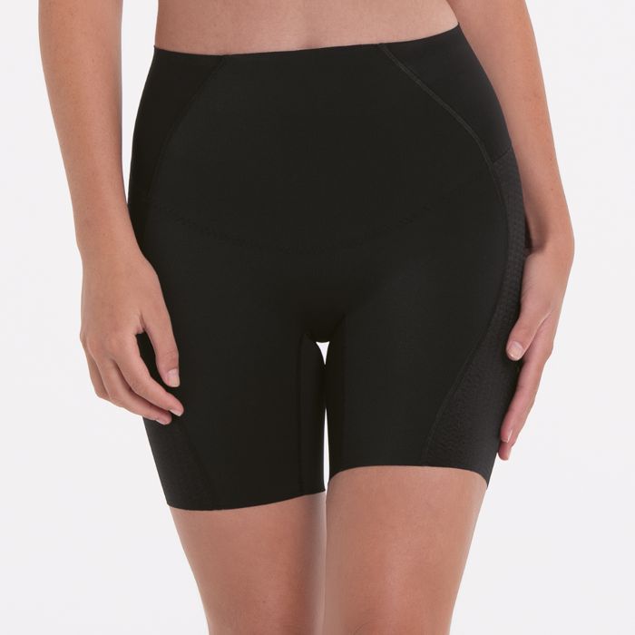 Beauty Shaper Guaina a Gambaletto Pantaloncino Anti- Sfregamento  Nero 1786