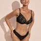 Reggiseno Preformato Effetto Push Up con Imbottitura Estraibile Black