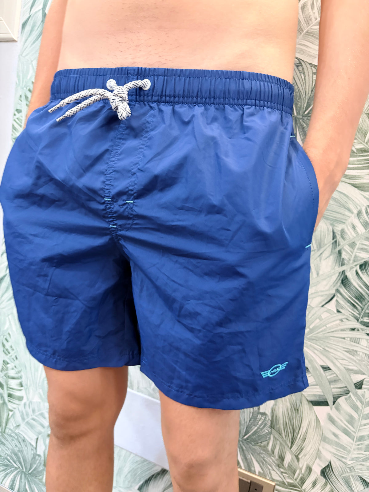 Costume Da Uomo Blu Tinta Unita AZUL C-1 ULTIME TAGLIE PRONTA CONSEGNA