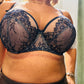 Reggiseno Valentine con coppa ricamata in pizzo soft e ferretto Blu