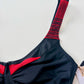 Reggiseno Costume a Bralette Nero e Rosso 81391