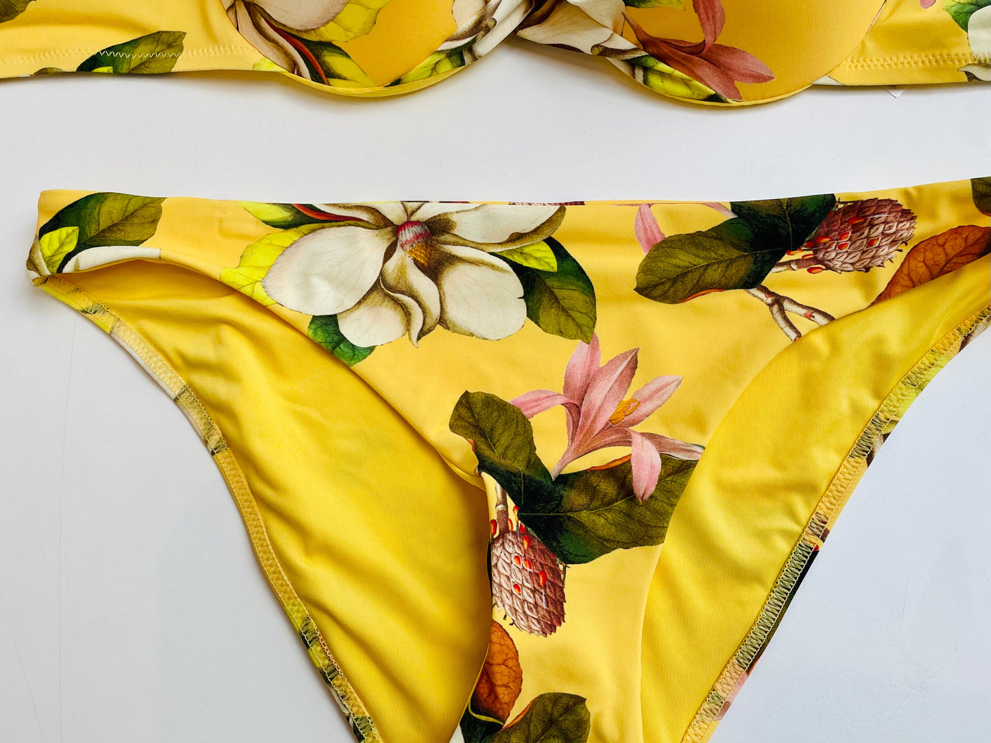 Slip Costume Giallo Fantasia Fiori Gisela ULTIME TAGLIE PRONTA CONSEGNA