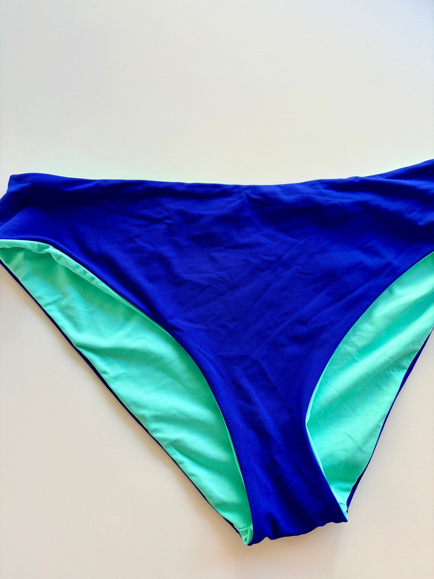 Slip Costume Double Face Blu/Menta