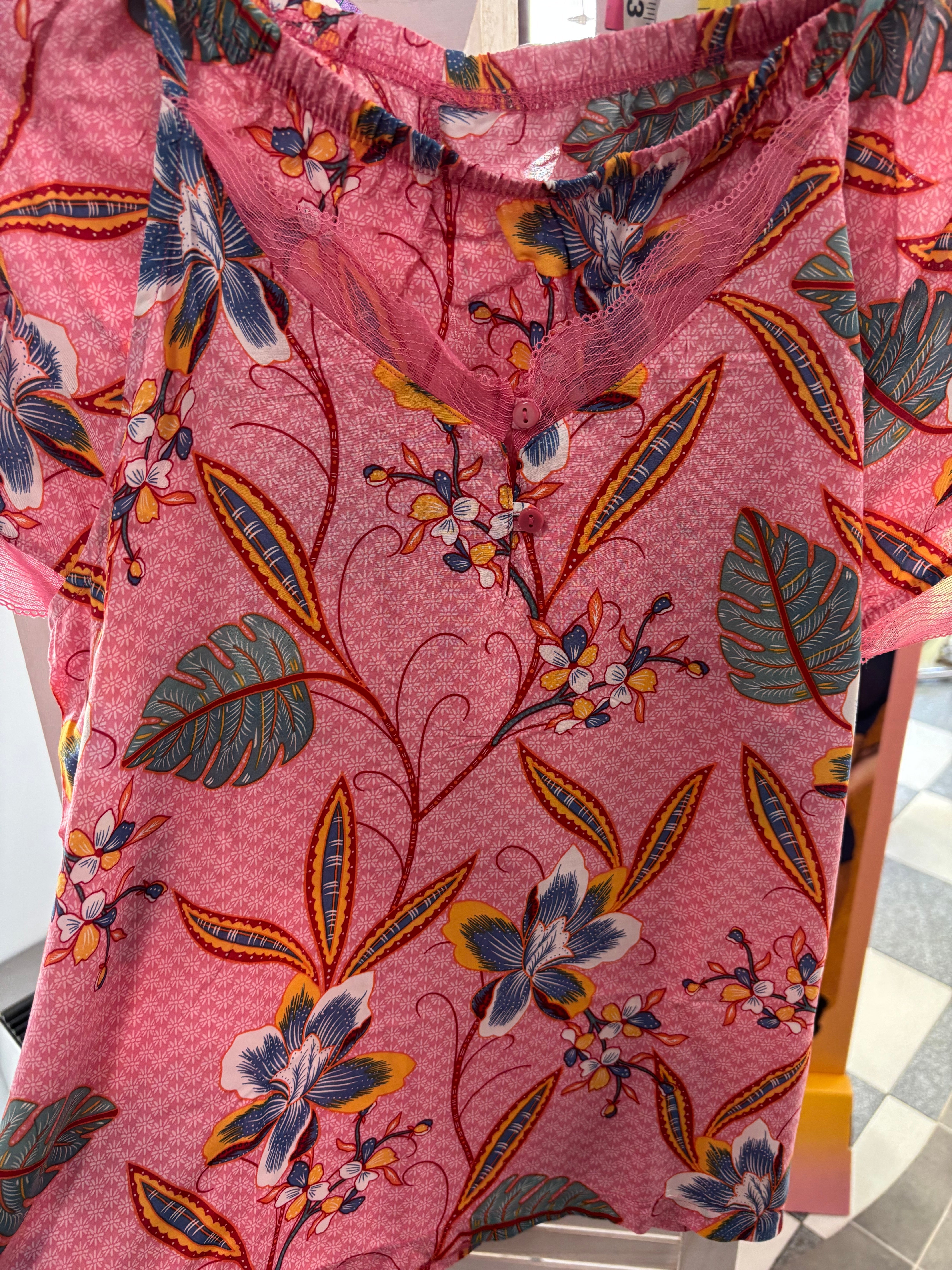 Pigiama estivo Top e Pantaloncino Viscosa N19062 ULTIME TAGLIE PRONTA CONSEGNA