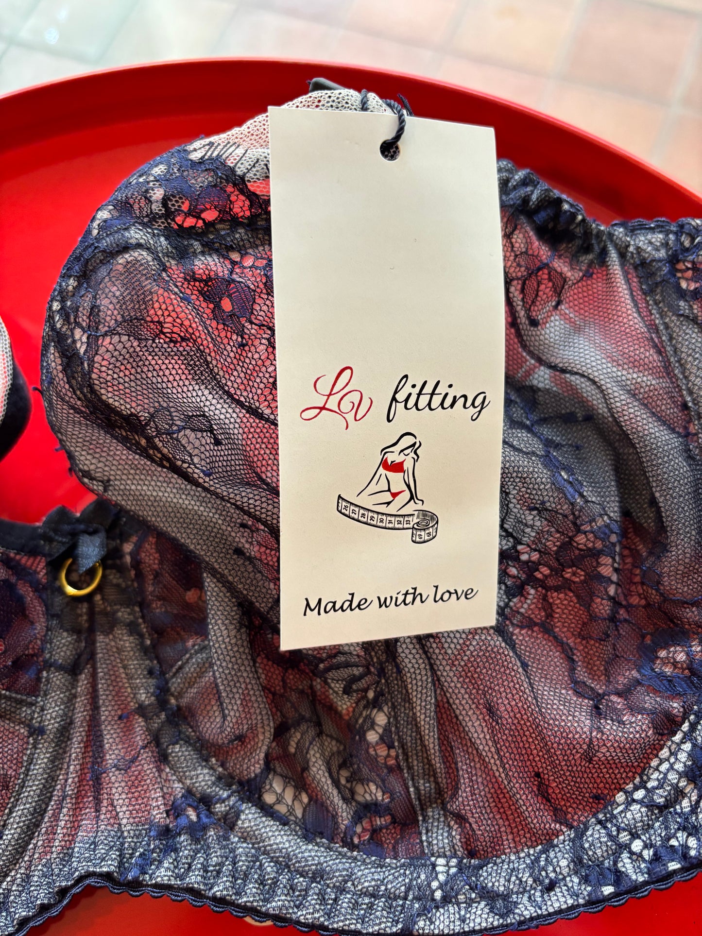 Reggiseno Valentine con coppa ricamata in pizzo soft e ferretto Blu