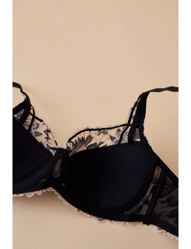 Reggiseno Con Ferretto E Coppe A Balconcino In Schiuma L6521