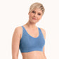 Essential Lace Bralette Blue Heaven 4700X Senza Ferretto Con spallina Regolabile e Tasca Per Protesi
