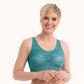 Essential Lace Bralette Light Smaragd 4700X Senza Ferretto Con Spallina Regolabile e Tasca Per Protesi