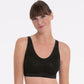 Essential Lace Bralette Nera 4700X Senza Ferretto Con Spallina Regolabile e Tasca Per Protesi