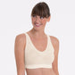 Essential Lace Bralette Bianco 4700X Senza Ferretto Con Spallina Regolabile e Tasca Per Protesi