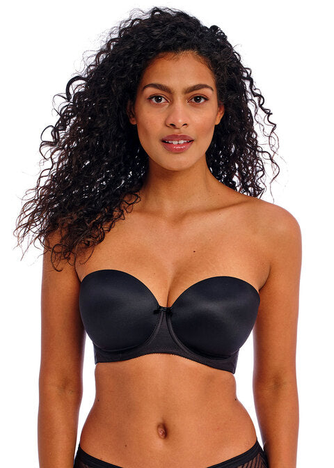 Deco Black Strapless Bra