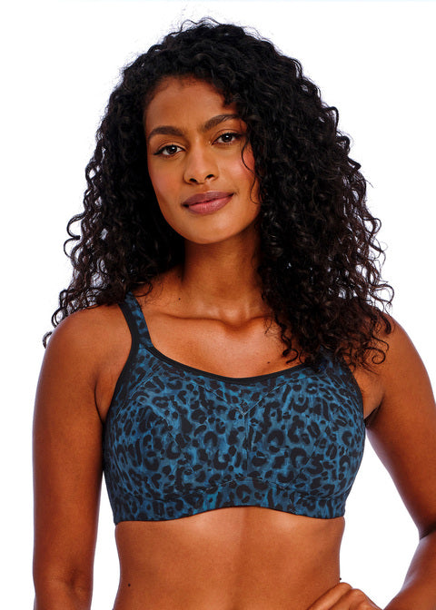 High Octane Midnight Leopard UW Sports Bra