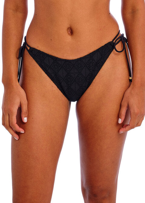Nomad Nights Tie Side Bikini Brief Black