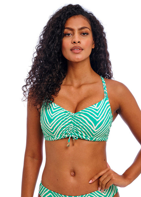 Fiji Falls Marine Bralette Bikini Top