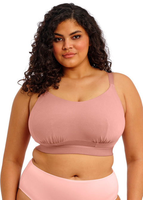 Downtime Bralette Senza Ferretto In Cotone Modal Traspirante Ideale Per Seni Abbondanti Ash Rose