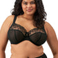 Elomi Zarla Reggiseno Soft Con Coppe Ricamate E Ferretto Nero