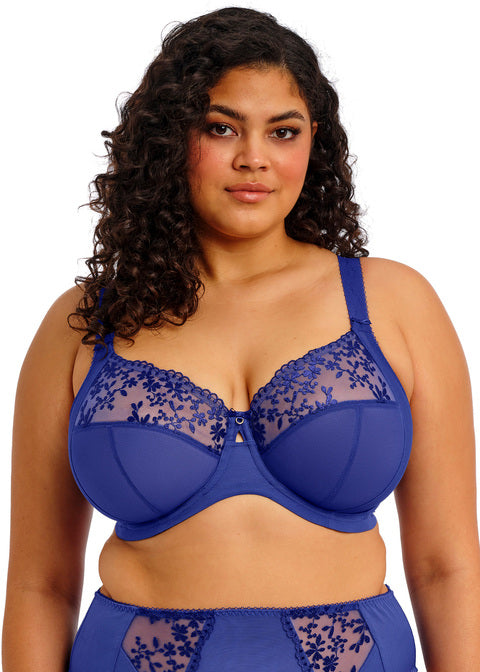 Zarla Sapphire Reggiseno Soft Con Coppe Ricamate E Ferretto