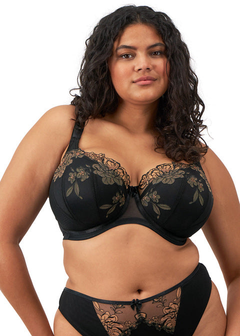 Teagan Reggiseno A Balconcino Con Ferretto E Coppe Preformate Nero