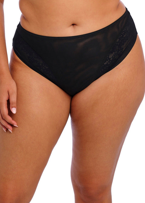 Nerina High Leg Brief Black