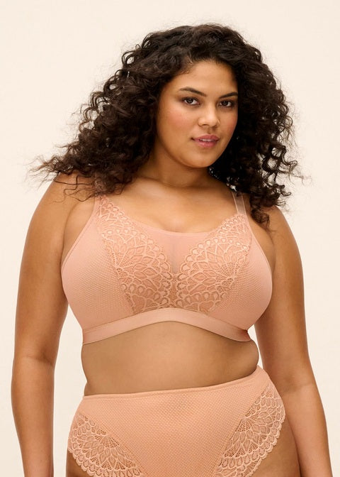 Elomi Tiernie Reggiseno Senza Ferretto Con Coppe Soft Sahara