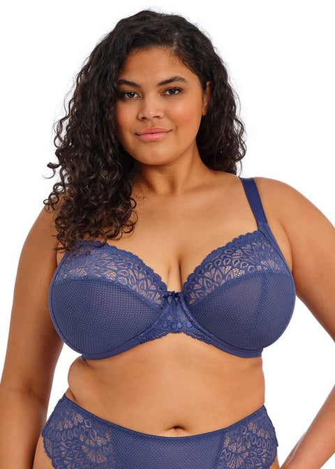Elomi Tiernie Reggiseno Con Ferretto E Coppe Soft Effetto Plunge Denim