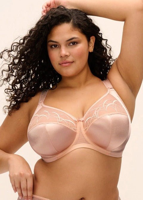 Cate Reggiseno Con Ferretto E Coppe Soft Ricamate Latte