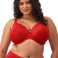 Elomi Smooth Reggiseno Minimizer Con Ferretto E Coppa Liscia Rosso