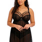 Elomi Sachi Sottoveste Con Reggiseno Soft Con Ferretto Incorporato Nero