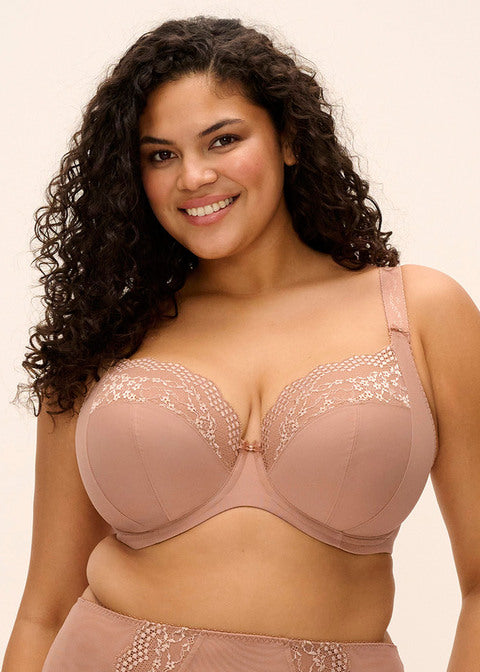 Elomi Lucie Reggiseno Semi Soft Con Coppe Morbide E Ferretto Mocha