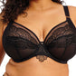 Elomi Priya Reggiseno Con Ferretto E Coppe Soft Ricamate con Pizzo Nero