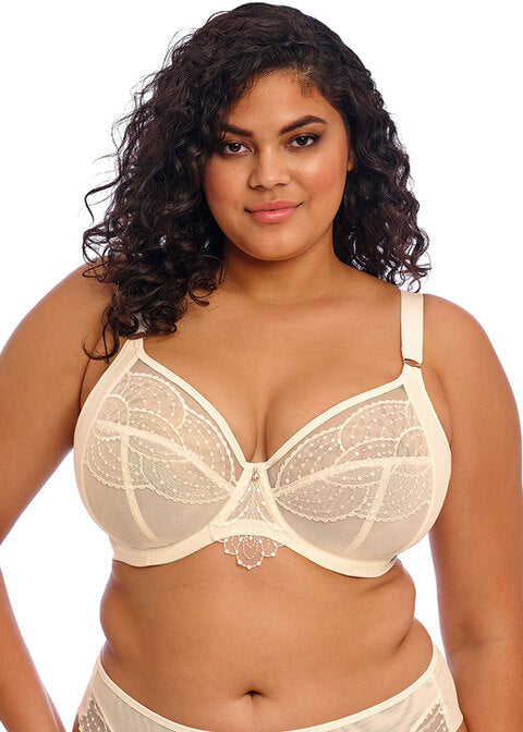 Priya Vanilla Reggiseno Con Ferretto E Coppe Soft Ricamate Con Pizzo