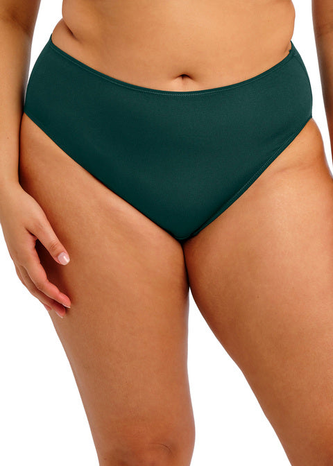 Smooth Slip In Cotone A Vita Alta Verde Smeraldo