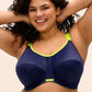 Elomi Energise Reggiseno Sportivo con Ferretto ad Alto Sostegno Blu Navy