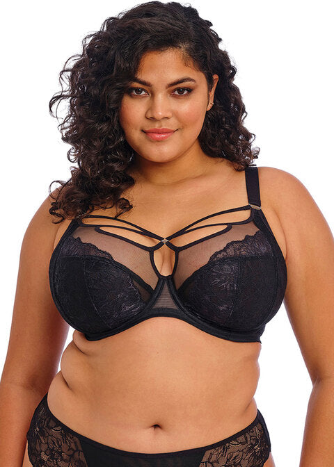 Brianna Reggiseno Con Ferretto E Coppe Soft Ricamate E Collegate Nero