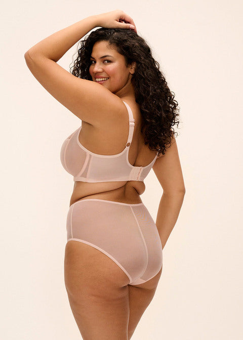 Reggiseno Matilda Plunge Ideale Per Coppe Abbondanti con J-hook Pearl Blush