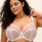 Elomi Matilda Reggiseno Plunge Bra Ideale Per Coppe Abbondanti con J-hook Bianco