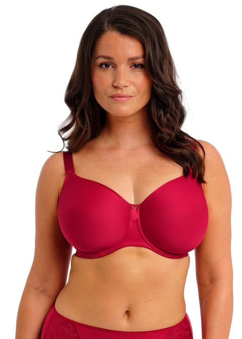 Rebecca Essential Reggiseno Con Ferretto E Coppe Microforate Spacer Rosso