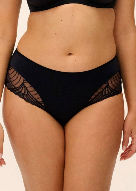 Adelle Slip A Vita Alta Nero