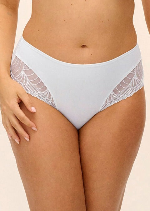 Adelle Slip A Vita Alta Bianco