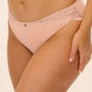 Fantasie Reflect Slip A Vita Bassa con Pizzo e Microfibra Taglio Laser Natural Beige