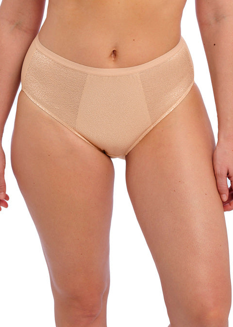 Demure Slip A Vita Alta Leggermente Contenitivi Nude