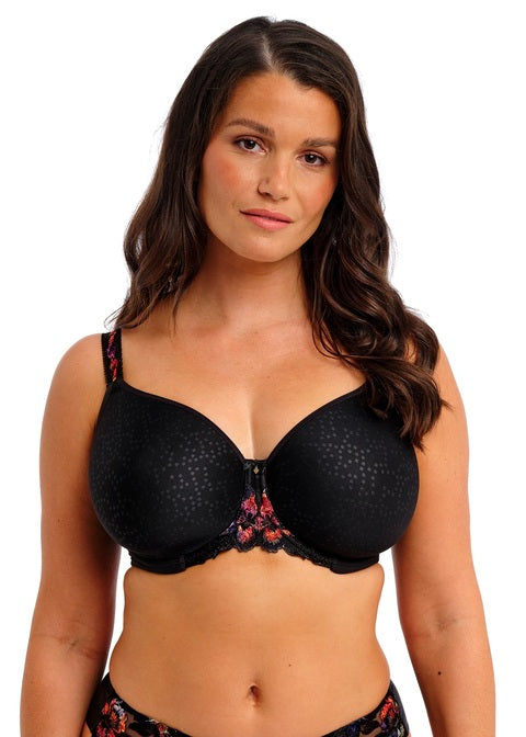 Magdalena Reggiseno Con Ferretto E Coppe Microforate Spacer Noir