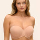 Aura Reggiseno A Fascia Con Ferretto E Coppe Preformate Nude