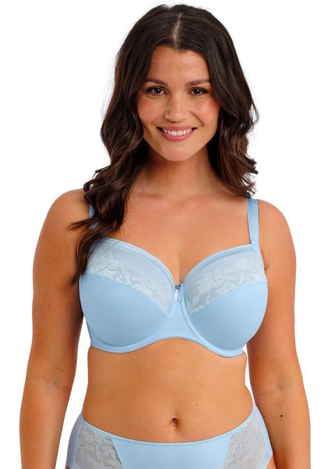 Reggiseno Illusion Liscio e Minimizer con Ferretto e Side Support Sky