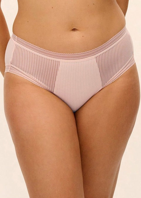 Fusion Slip A Vita Bassa Elasticizzati In Vita Blush