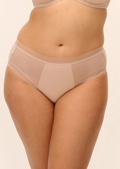 Fusion Brief Slip A Vita Bassa Elasticizzati In Vita Nude